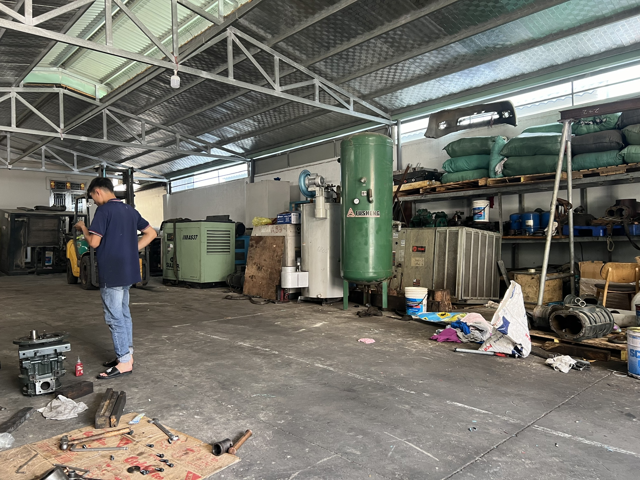 Bảo trì máy nén khí Piston